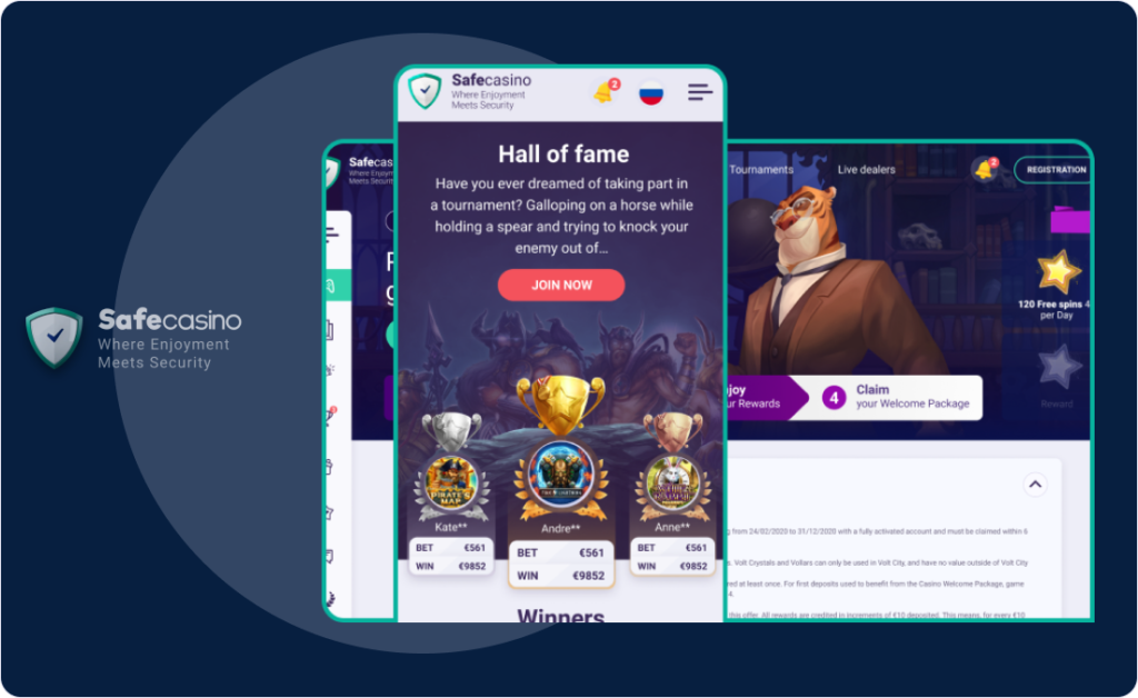 SafeCasino Mobile Version und Apps