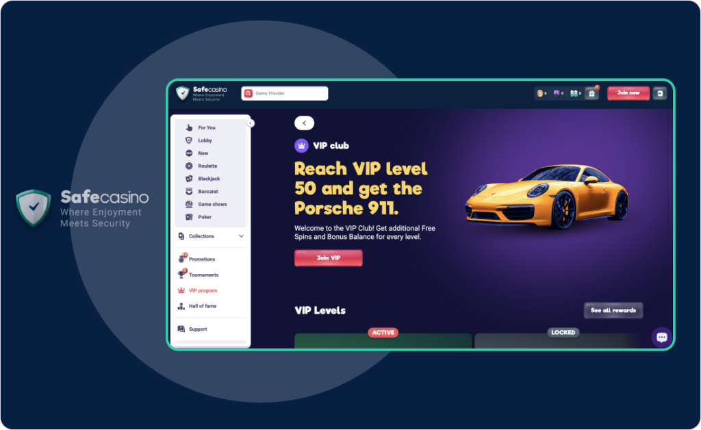 SafeCasino VIP
